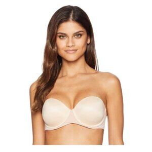 SPANX Size 36A Nude Pillow Cup Signature Strapless Bra Convertible Straps NEW